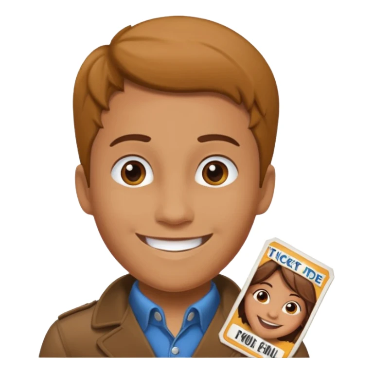 crea un avatar come personaggio ticket to ride ma solo viso sticker