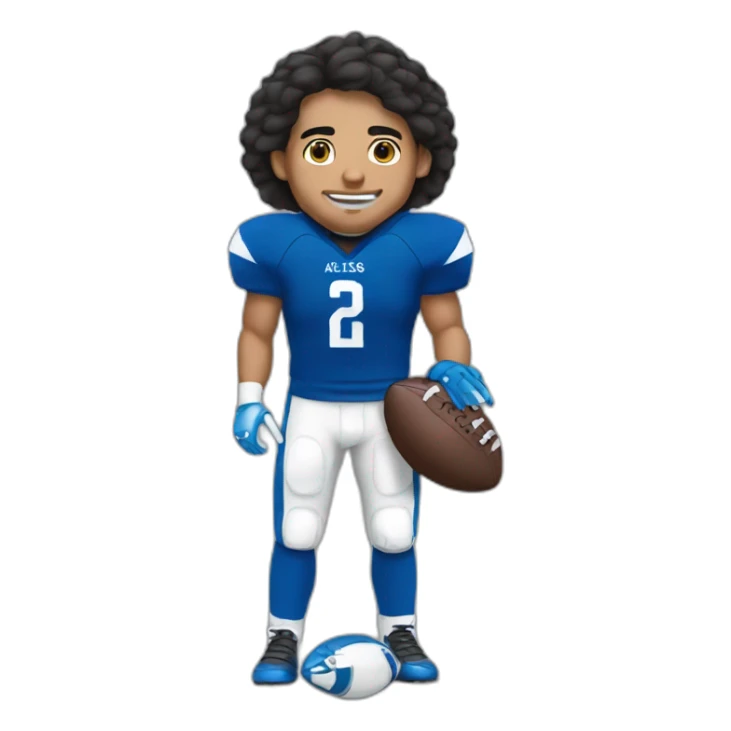 alexis salas football player sticker
