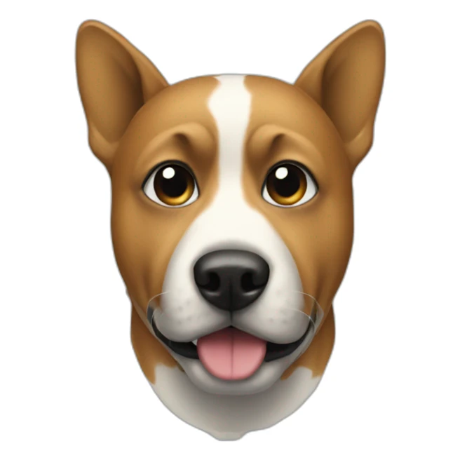 Dog wearing a ski mask sticker