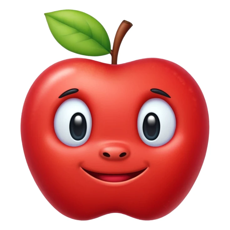 the word STICH in apple style emoji, rounded and cheerful sticker