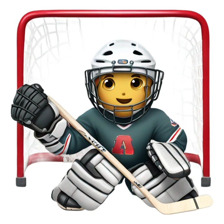 Hockey goalie sticker