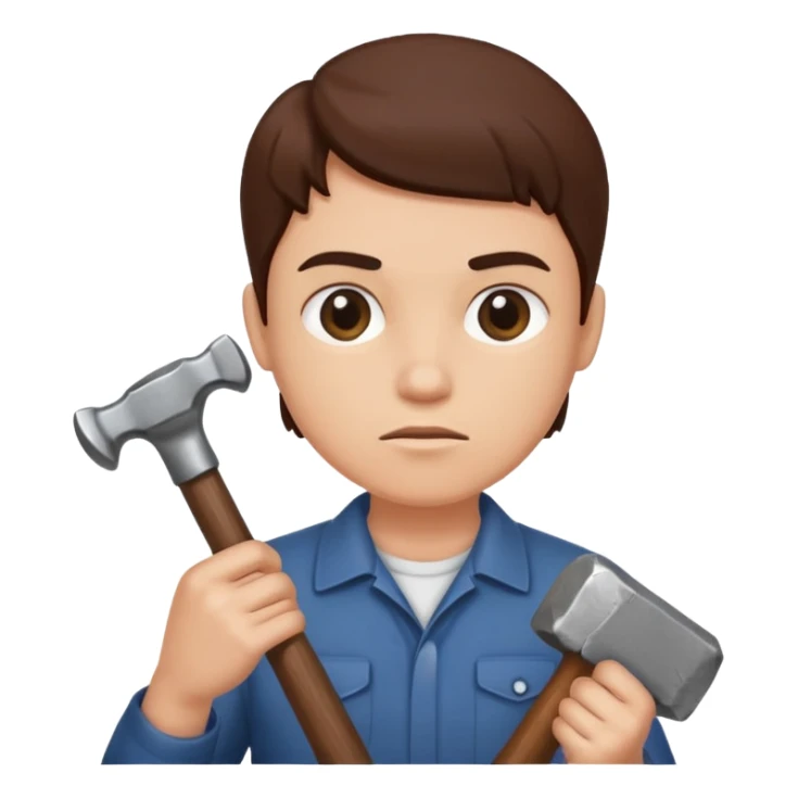 Repairs and Maintenance, holding tool, harmer sticker