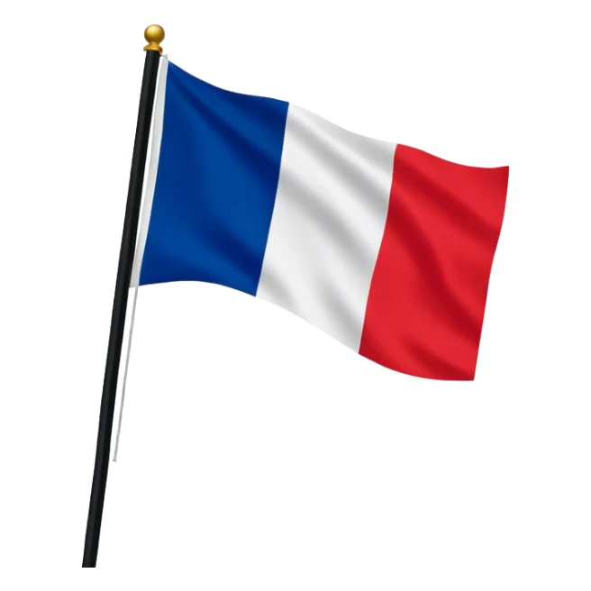 département français la Martinique drapeau (red, green, black) sticker