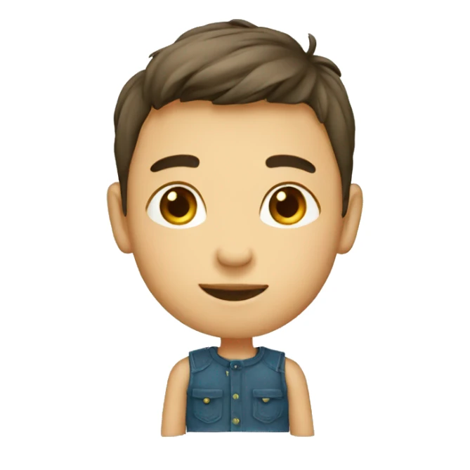 Boy waring skirt  sticker