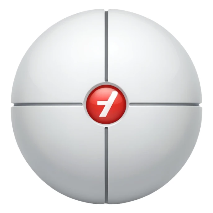 i want a white ball with a plus sign like the smash bros logo sticker