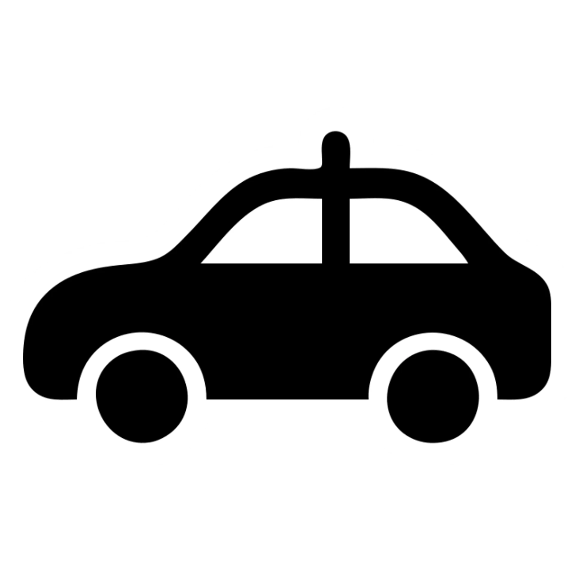 red and blue automobile icon sticker