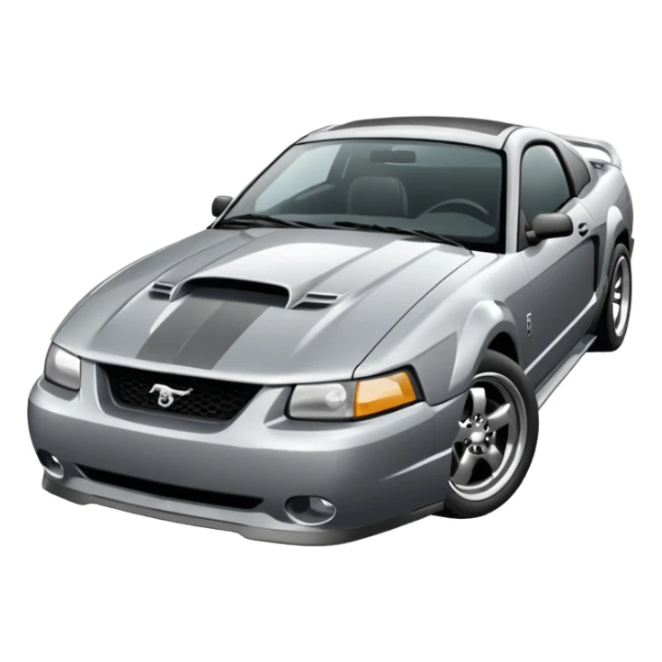 Grey 2003 mustang gt emoji sticker