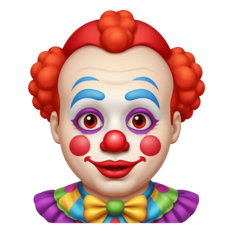 pregnant man clown emoji sticker