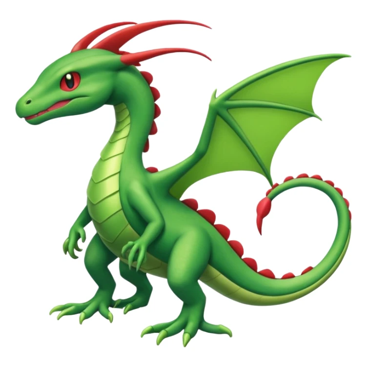 Helioptile-Flygon-Grovyle-fusion (full body) sticker