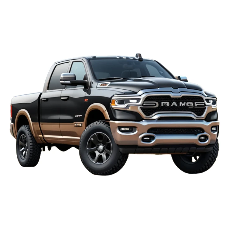 2020 Dodge Ram Ourdoorsman Black sticker