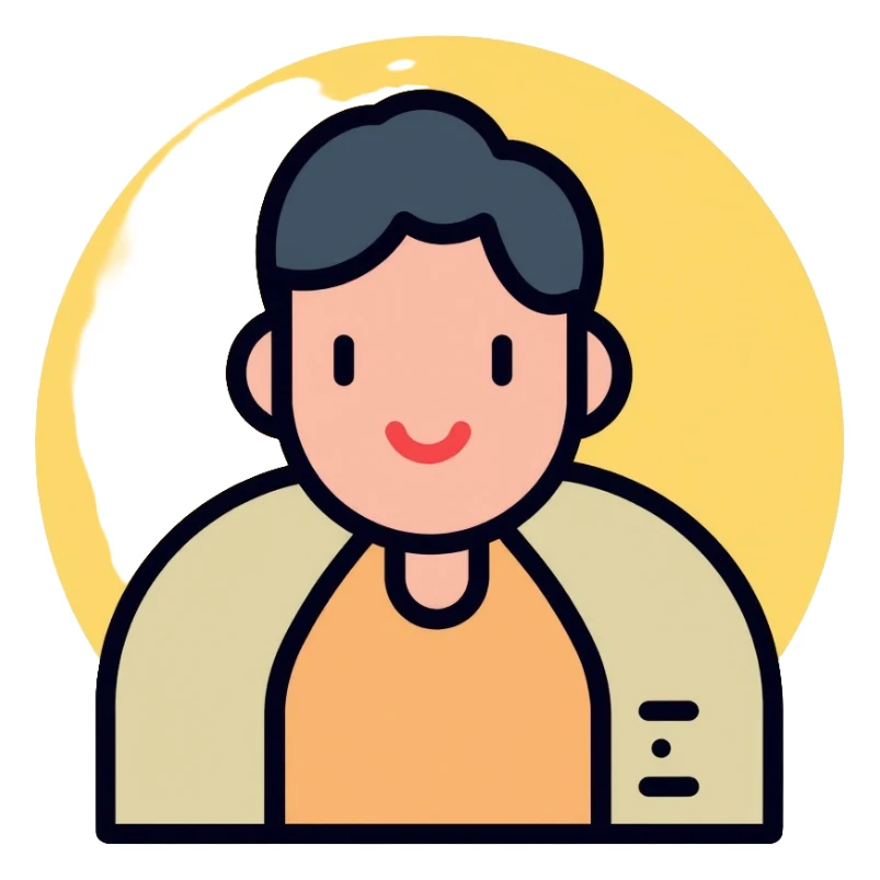 social media profile with followers count icon sticker