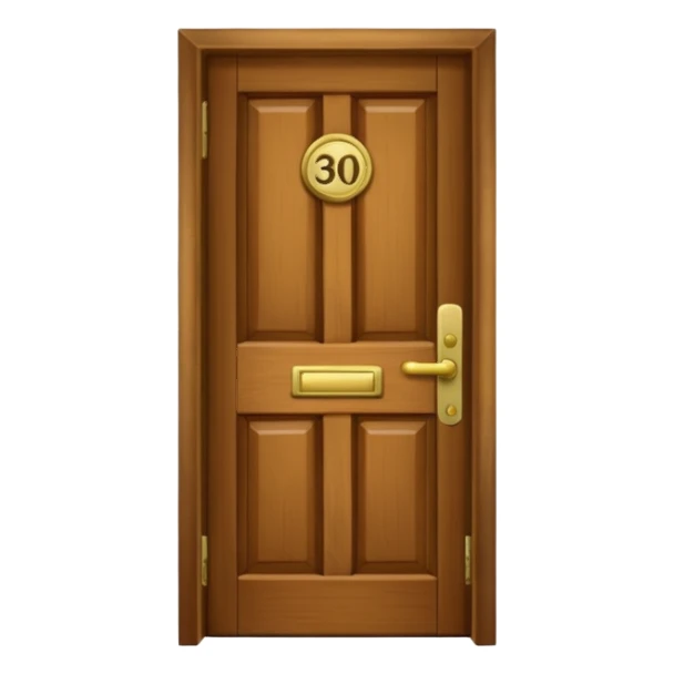 hotel room number 三百九 in Japanese sticker