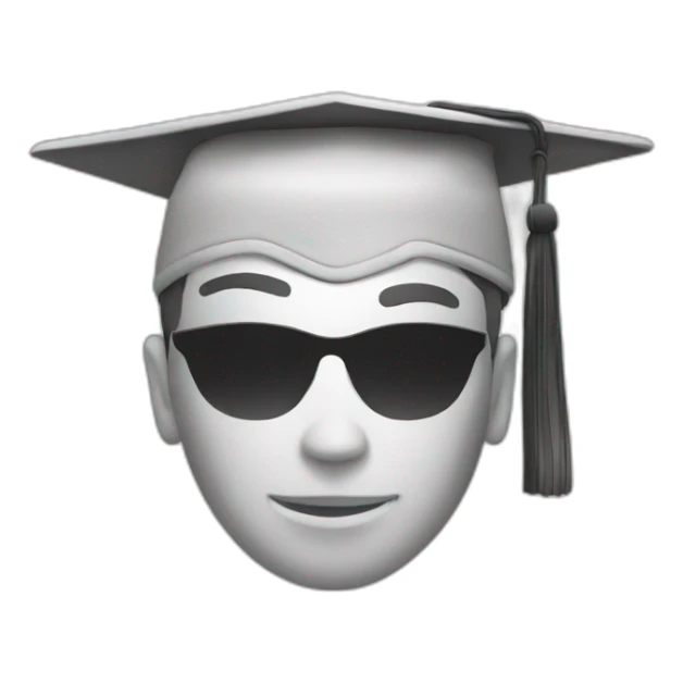 money graduate male sticker