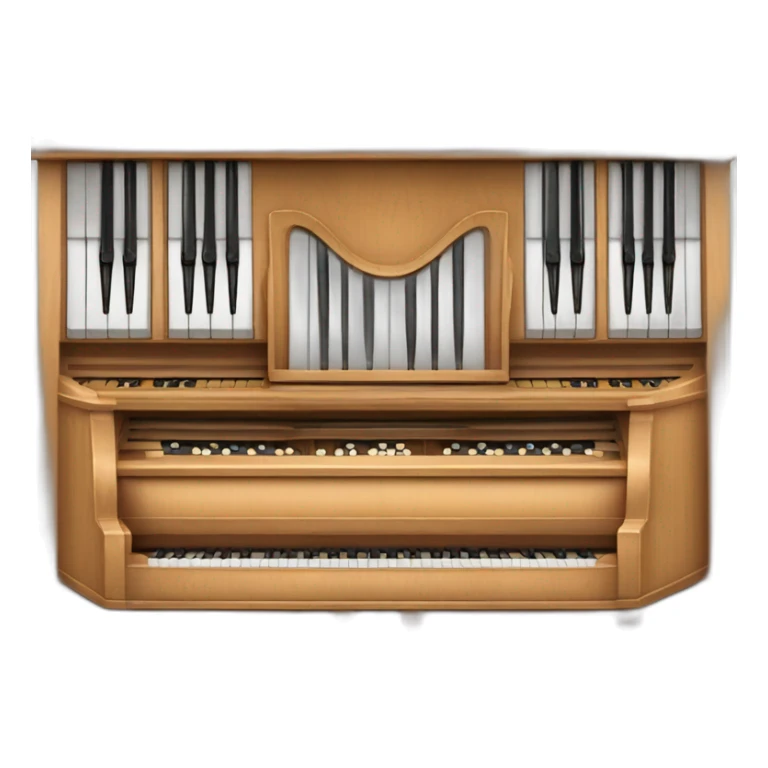 Orgue 3 claviers et un pédalier sticker