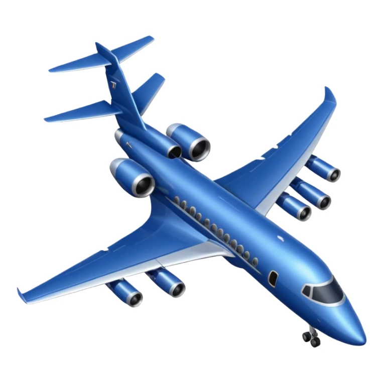 a cj2 jet plane two engines in the back no engine under the wingsthe solid color dark blue sticker