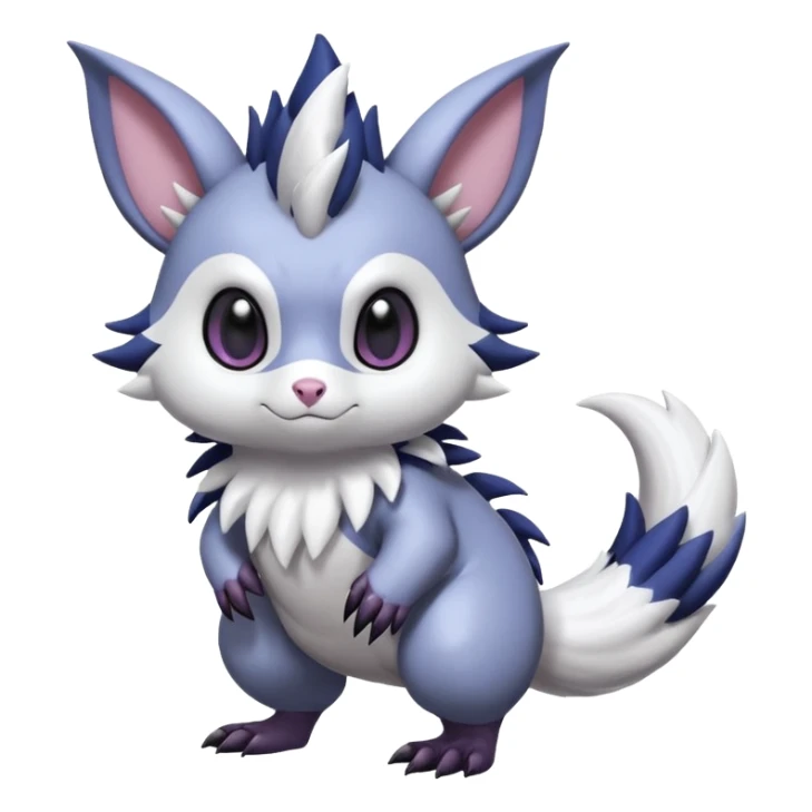 Shiny Furret-Absol-Noibat-Hybrid (Full body) sticker