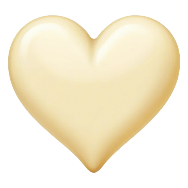 Vanilla heart sticker