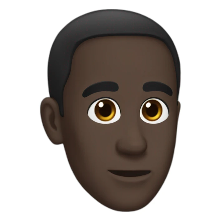 erick zemmour with black skin color sticker