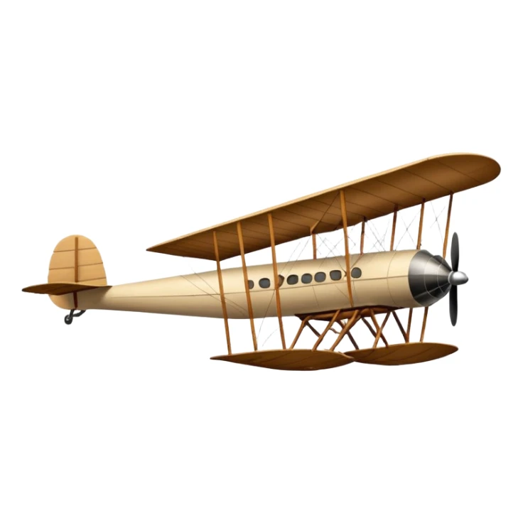 1904 Wright flyer airliner flying for the first time observation deck for passengers  sticker