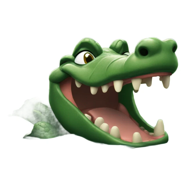 Gator laughing in the swamp sticker