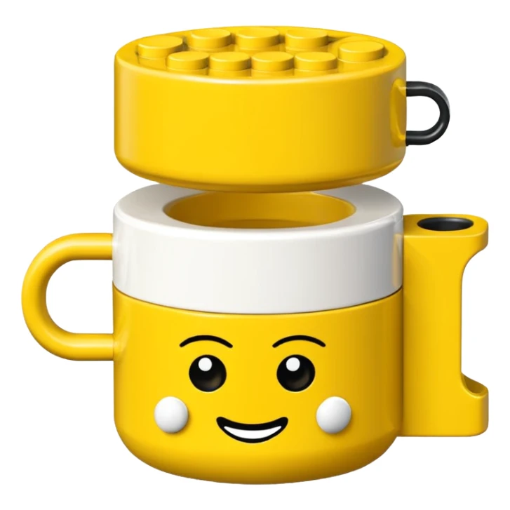 Lego tea cup sticker