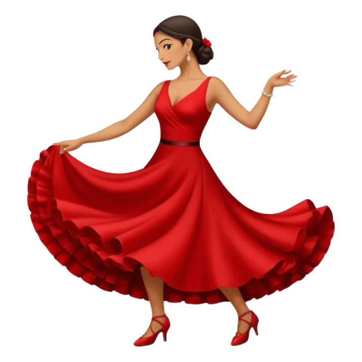 tango dancing woman emoji profile photo sticker