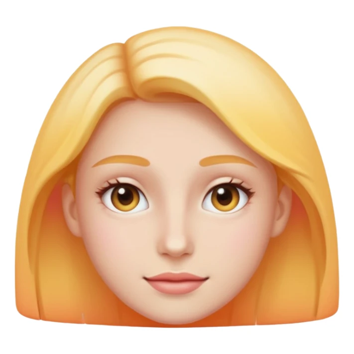 half face before and after glowing skin, minimal emoji illustration, pastel colors, smooth gradient sticker
