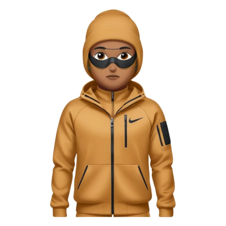 nike tech tracksuit clothing and ski mask sticker