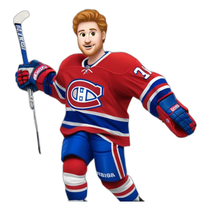 Canadiens de Montréal player cole caufield sticker