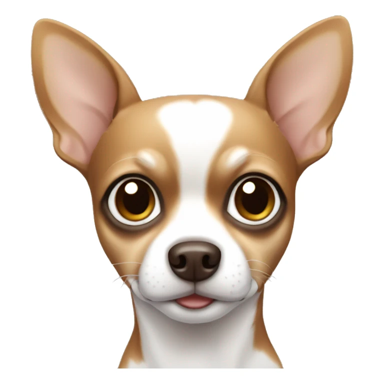 brown and white chihuahua sticker