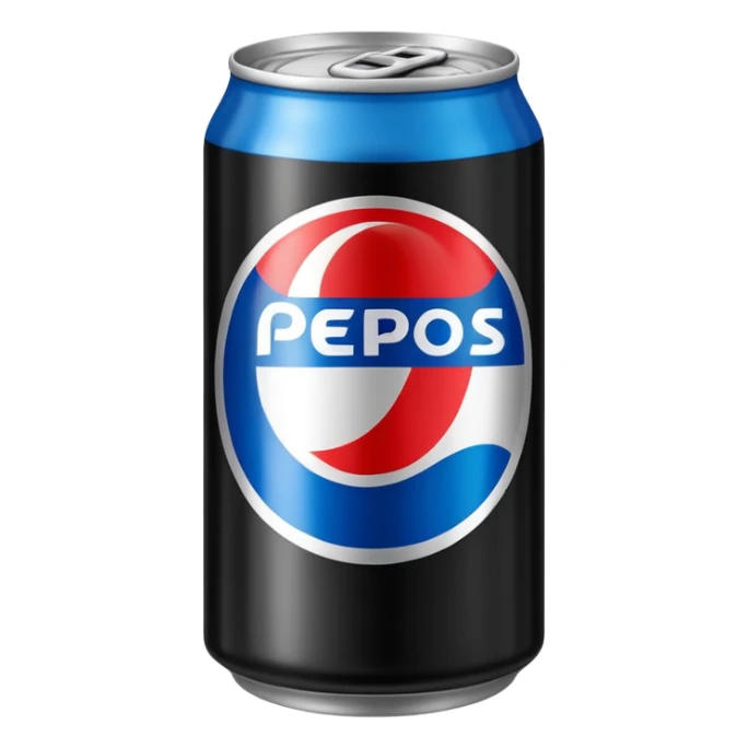 can of pepsi zero sugar the black one sticker
