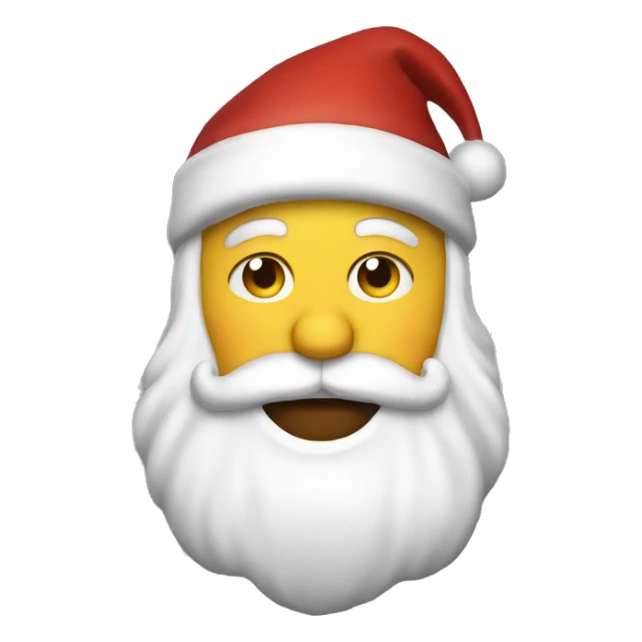 Santa three sticker