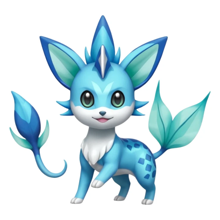 Meloetta-Vaporeon-Dewott-Pokémon-Fakémon-creature sticker