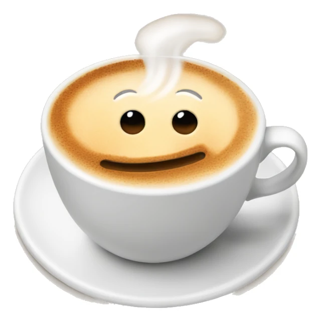 Hot cappuccino  sticker