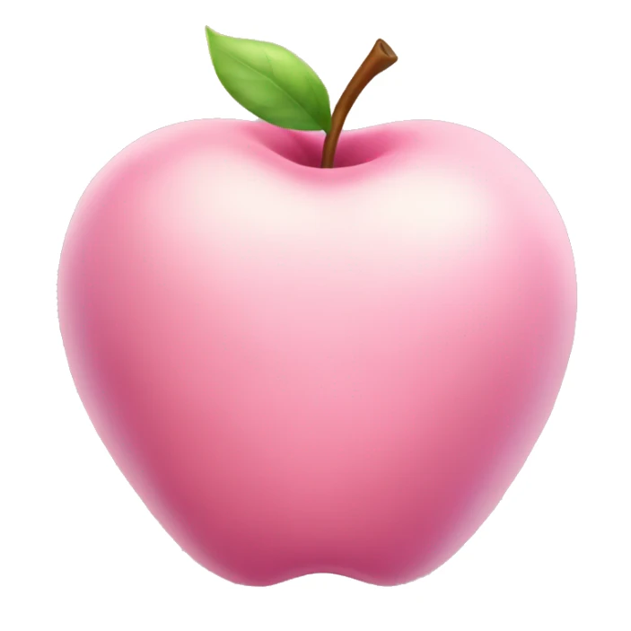 aesthetic pastellrosa herz apple sticker