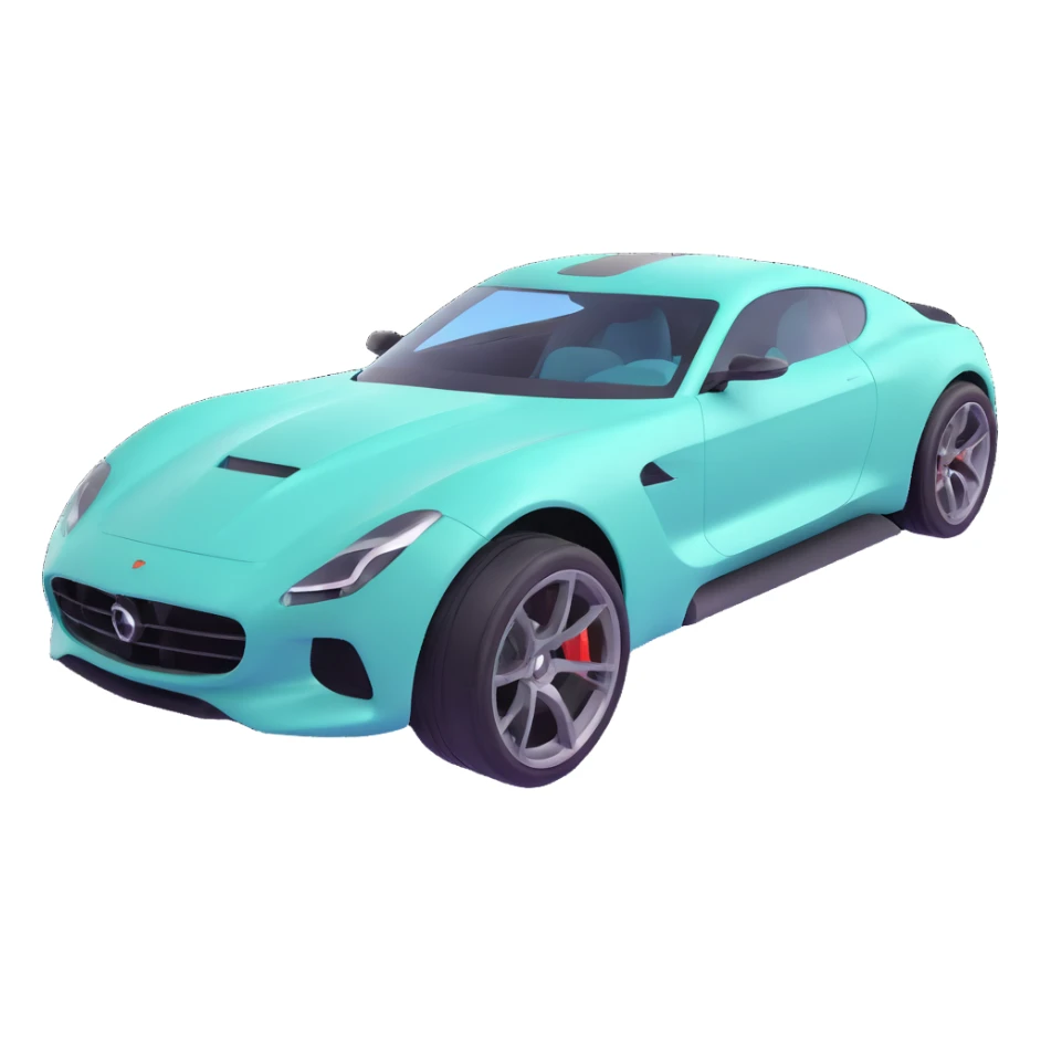 luxury sports car with a transparent layer being unrolled or placed over the hood, elegant and high-end sticker