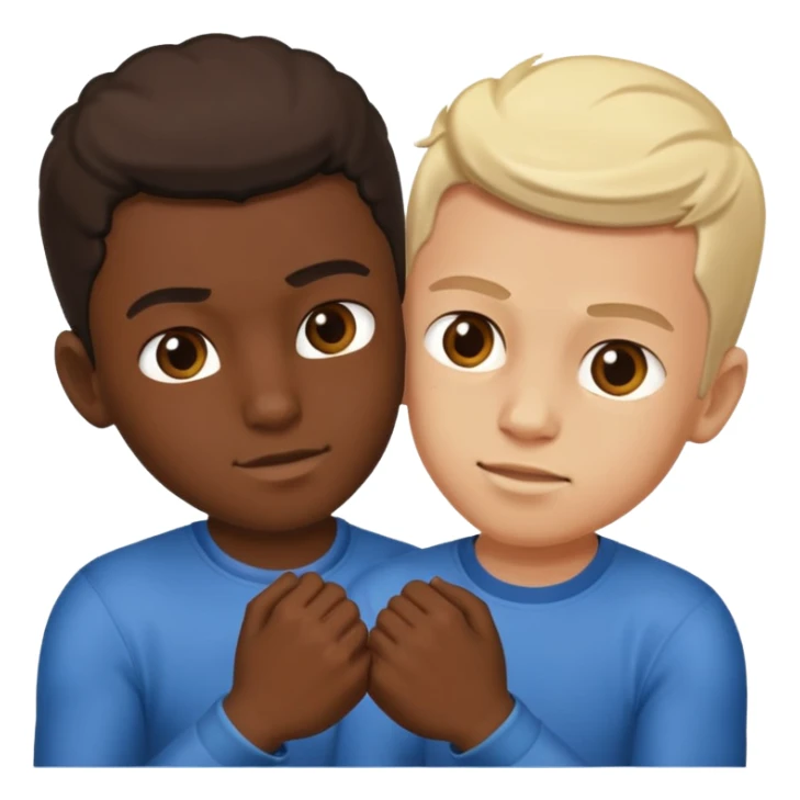 two brothers and two different sides of the world fighting, but still being in brotherly love. No one is an exchange student sticker