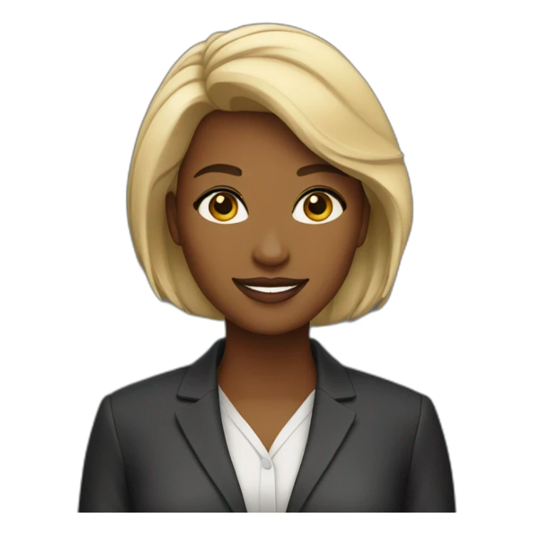 a female ceo of color sticker