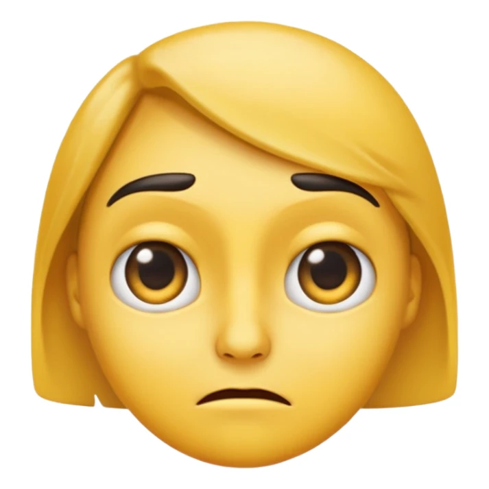Emoji that shows suspicious reaction  sticker