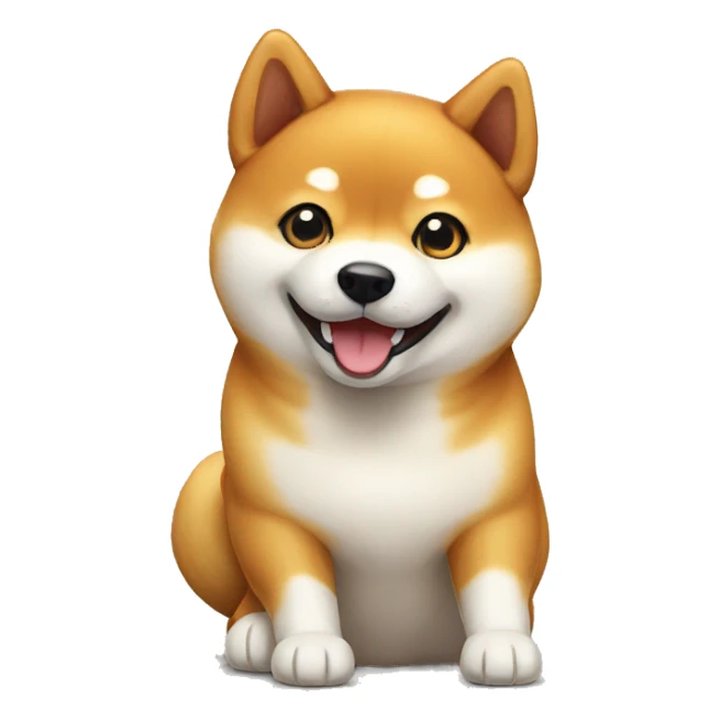Shiba Inu very happy  sticker