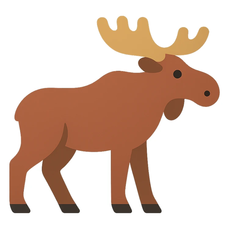 Moose sticker