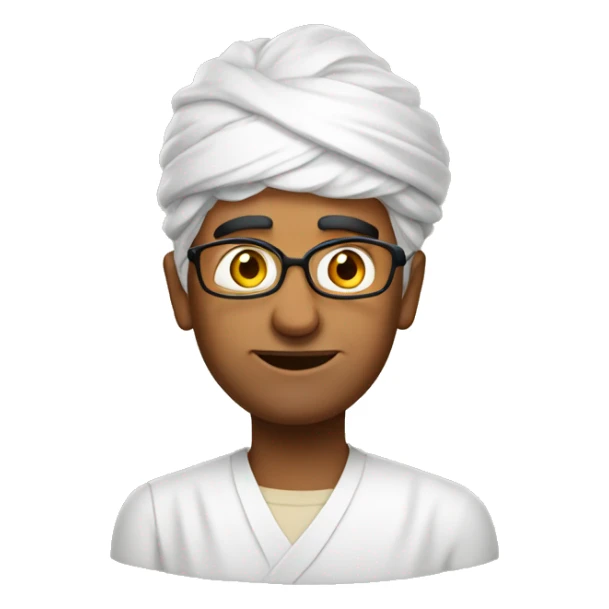 Indian research scholar with an expression of awe sticker