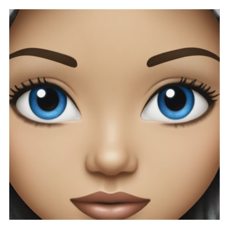 adriana lima with blue eyes  sticker