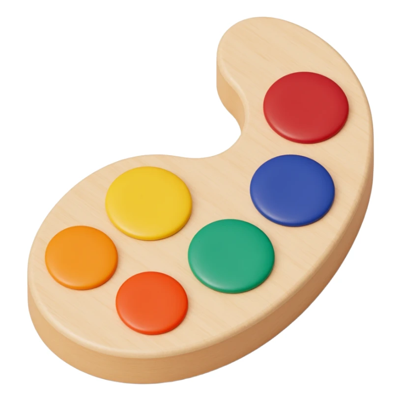 paint colors palette sticker