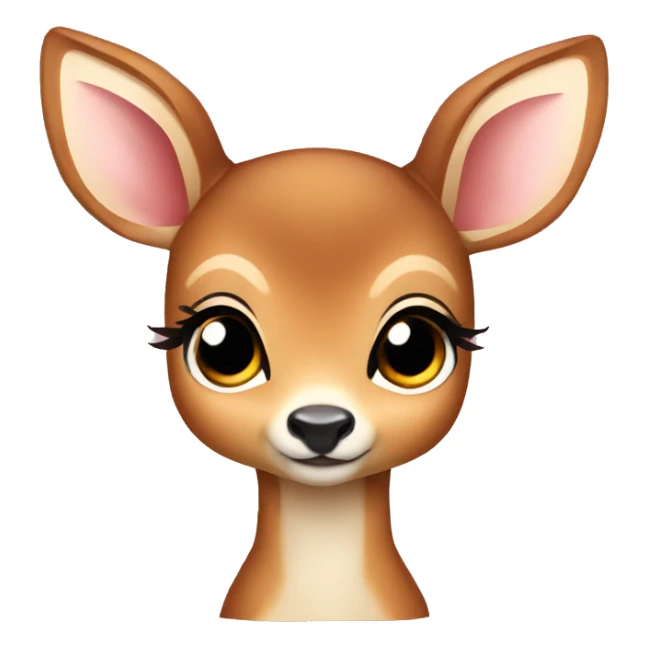 Coquette baby deer sticker