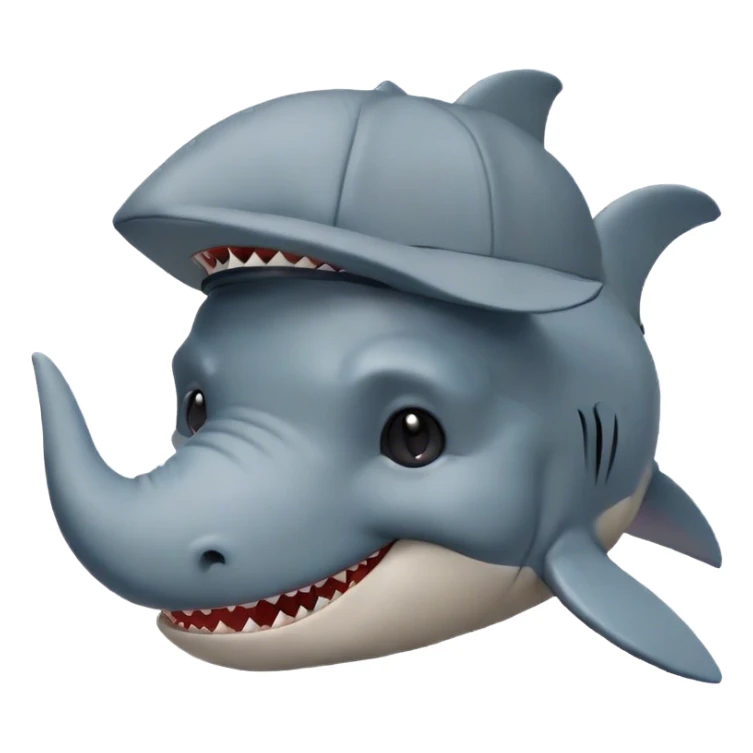 batman that has a shark hap shaped like an elephantbatman that has a shark hap shaped like an elephant sticker