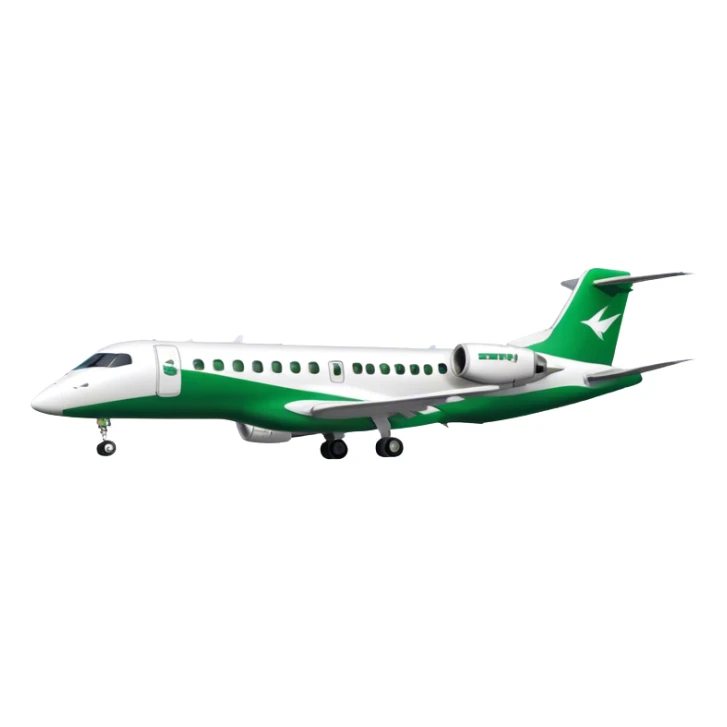 Embraer E-Jet - Embraer (Model Year: 2021) (Iconic colour: Green with white) sticker