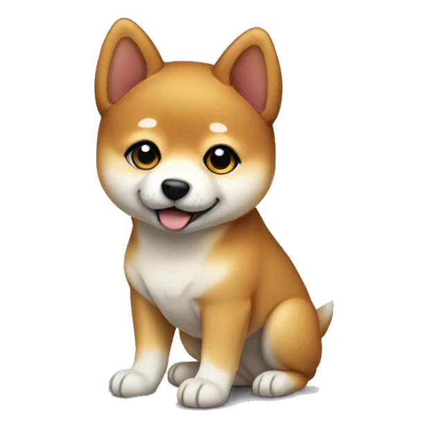 Shiba Inu puppy full body sticker