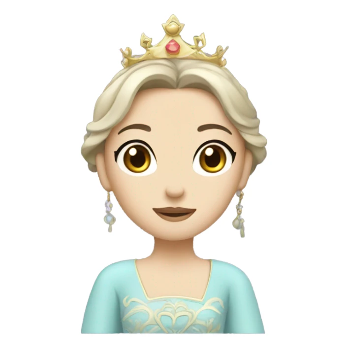 Zhao lusi emoji but in princess sticker