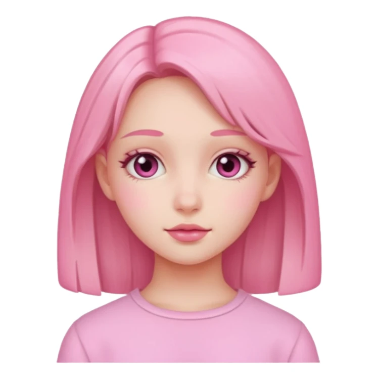 Dollete pink aesthetic girl  sticker